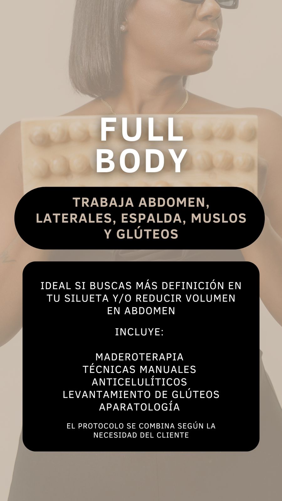 Full Body ( Muslos, Gluteos, Abdomen y Espalda ) 6 sesiones